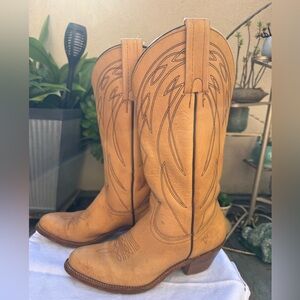 Light Tan Frye Boots